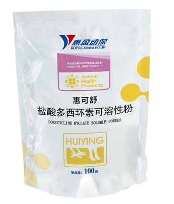 Thuốc thú y cho gà điều trị Pullorum, Bột hòa tan 10% Doxycycline Hydrochloride