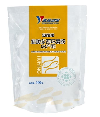 10% Doxycycline Hydrochloride Thuốc thú y thủy sản cho Vibrio Aeromonas Hydrophila